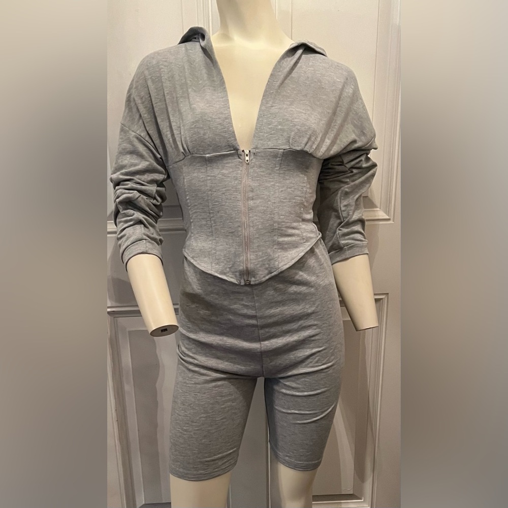 Gray Women's Jumpsuit